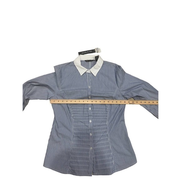 NWT Zack & Rachel stripped button down shirt sz Large - Picture 5 of 8